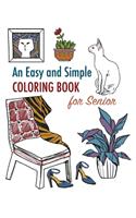 Easy and Simple Coloring Book for Adults