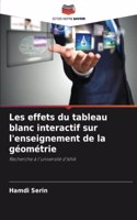Les effets du tableau blanc interactif sur l'enseignement de la géométrie