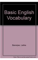 Basic English Vocabulary