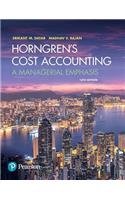 Horngren's Cost Accounting: A Managerial Emphasis