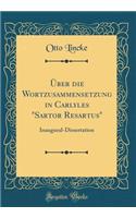 Ã?ber Die Wortzusammensetzung in Carlyles "sartor Resartus": Inaugural-Dissertation (Classic Reprint)