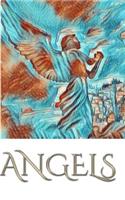 Angel drawing Journal: Angels insperational Blank Drawing Journal