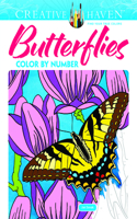 Creative Haven Butterflies Color by Number Coloring Book