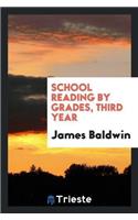 School Reading by Grades, Third Year