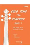Solo Time for Strings for Viola, Book 3: Viola