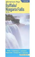 Buffalo/Niagara Falls, New York Street Map