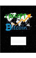 I Accept Bitcoin: Funny Quotes and Pun Themed College Ruled Composition Notebook