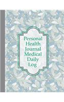 Personal Health Journal Medical Daily Log