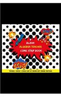 Blank Algebra Teacher Comic Strip Book