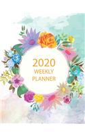 2020 Weekly Planner: One Year, Monthly Calendar Planner, Business, 12 Months for Academic Agenda Schedule Weekly Action Plan Organizer Logbook, 8.5" x 11", 50 Pages