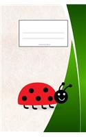 notierchen Notizbuch / Tagebuch Marienkäfer: Marienkäfer-Blankobuch, liniert, vielseitig verwendbar