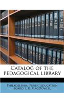 Catalog of the Pedagogical Library: (English)
