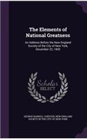 Elements of National Greatness