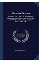 Memorial Sermon