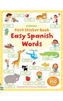 First Sticker Book Easy Spanish Words