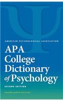 APA College Dictionary of Psychology