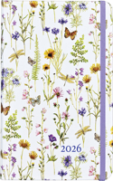 2026 Wildflower Garden Weekly Planner (16 Months, Sept 2025 to Dec 2026)
