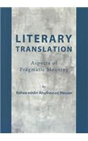 Literary Translation: Aspects of Pragmatic Meaning