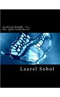 Swallowtail Butterfly Neon Blue Lights Creative Journal