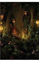 Sprite Twins by Lantern Light Notebook: 150 page Notebook Journal Diary