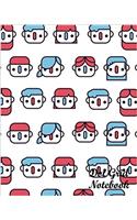 Dot Grid Notebook Children Pattern