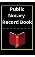 Public Notary Record Book