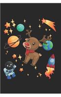 Christmas Reindeer Universe Notebook