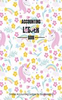 Accounting Ledger Book Simple Accounting Ledger Book For Bookkeeping