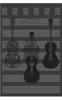 My Guitar Tab Notebook: Guitar Tablature Book - Blank Music Journal for Guitar Music Guitar Tabs Notebook 6x9 120 Pages: Blank guitar tabs notebook for you to compose your 