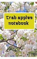 Crab apples notebook: wonderful Blank Lined Gift Journal For Crab apples lovers