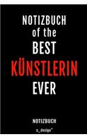 Notizbuch für Künstlerin
