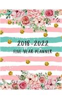 2018-2022 Five Year Planner: Five Year Monthly, 60 Months Calendar Yearly Goals Monthly, Agenda Planner for the Next Five Years, Planner for College, Student, Appointment Notebo(2 2018-2022 Five Year Monthly Calendar Planner)