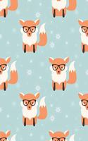 Fox Notebook Dot Grid: Wildlife Animal Bullets Notebook Dotted Paper Sheet Journal Book Doodling Drawing Sketching Journaling Women Girl Men Boy Teen Writing Winter Snow S(4 Fox Notebook Dot Grid)