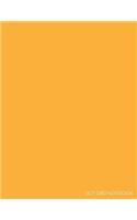 Dot Grid Notebook: Extra Large Dotted Pages for Journaling & Writing - Minimalist Amber Yellow(Solid Color Softcover Note Books)