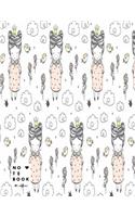Notebook: Cute Princess Cover and Dot Graph Line Sketch Pages, Extra Large (8.5 X 11) Inches, 110 Pages, White Paper, Sketch, Draw and Paint(1 Cute Princess Notebook)