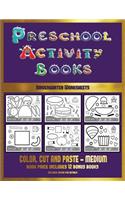 Kindergarten Worksheets (Preschool Activity Books - Medium)