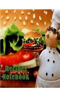 Recipes Notebook: Blank Cookbook: Recipes, Notes & Journal 100 Pages