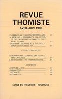 Revue Thomiste - 2/1995: (Revue Thomiste)
