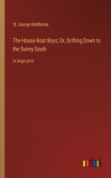 House Boat Boys; Or, Drifting Down to the Sunny South