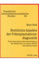 Rechtliche Aspekte Der Praeimplantationsdiagnostik: Unter Besonderer Beruecksichtigung Der Rechte Der Von Einem Verbot Betroffenen Paare