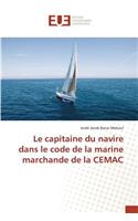 Capitaine Du Navire Dans Le Code de la Marine Marchande de la Cemac