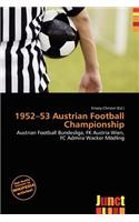 1952-53 Austrian Football Championship: (English)