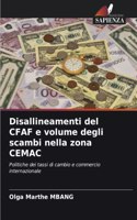 Disallineamenti del CFAF e volume degli scambi nella zona CEMAC