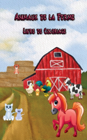 Animaux de la Ferme Livre de Coloriage