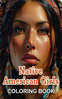Native American Girls Coloring Book