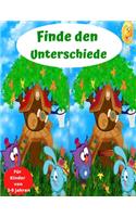Finde den Unterschiede Für Kinder von 3-9 Jahren