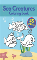 Sea Creatures Coloring Book