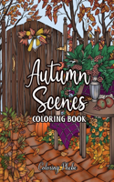 Autumn Scenes Coloring Book