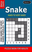 Snake puzzle book for Adults: 200 Hard to Very Hard Puzzles 7x7 (Volume3)