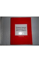 Primary Source Documents for AP U.S. History